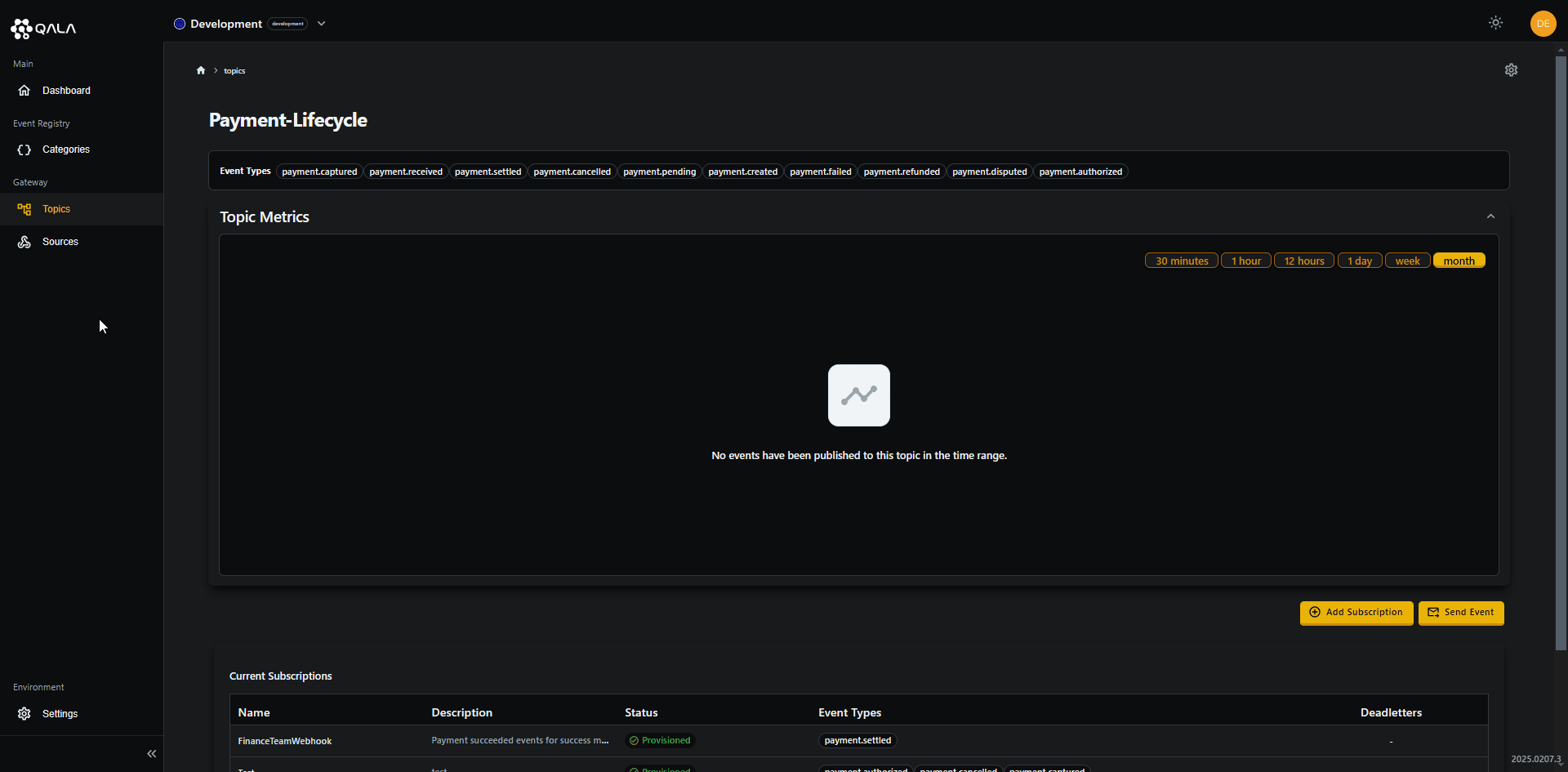Sending your first Test Event within Q-Flow. Sending your first Test Event within Q-Flow.