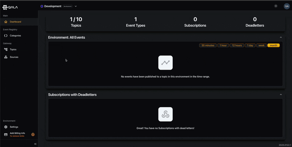 Creating your first Subscription within Q-Flow. Creating your first Subscription within Q-Flow.