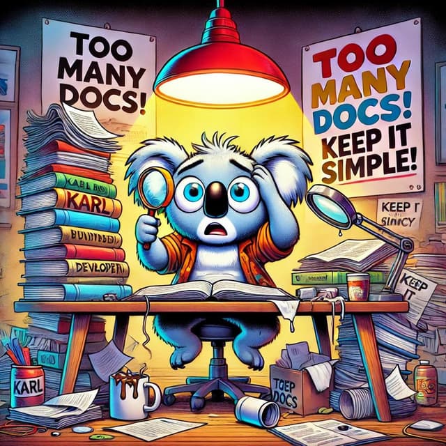 Like spending more time reading the docs than actually doing? Like spending more time reading the docs than actually doing?