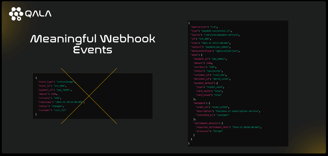 Meaningful Webhook Events Meaningful Webhook Events